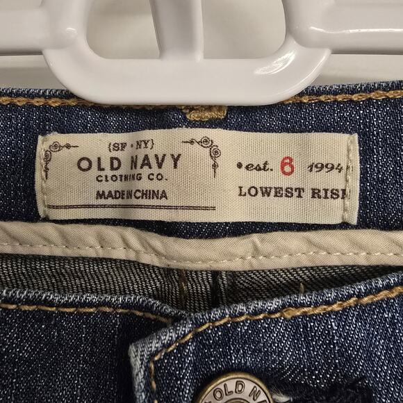 Women's Old Navy "Lowest Rise" 2007 Denim Jean Capris | Size 6 - Picture 8 of 10